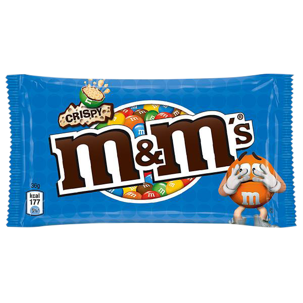 M&M's Crispy blau